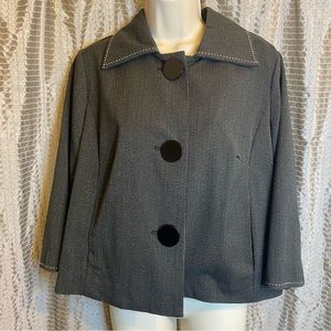 Audrey Celine Gray Business Jacket Large